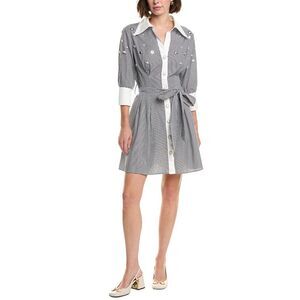 Pascale La Mode Womens Premium Mini Dress, White